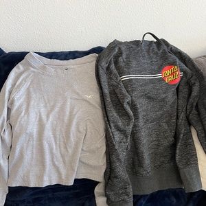 Bundle! Hollis tee Sweater and Santa Cruz Hoodie